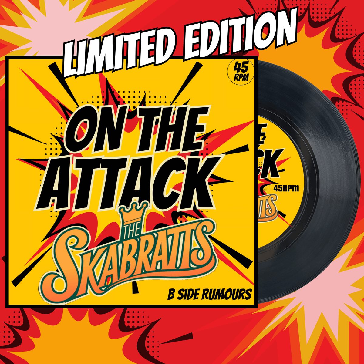 On The Attack- 7" Vinyl Record 45rpm