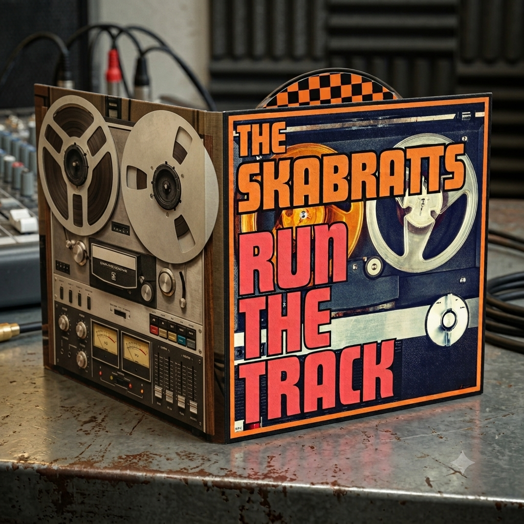 The Skabratts - Run The Track Album Signed CD