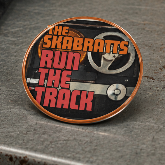 Run the track pin badge